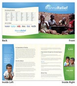 Image of MannaRelief Brochure • 10/pk
