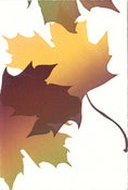 Image of Autumn leaves card