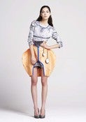 Image of Peach Pendulum Balloon Skirt