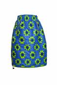 Image of Jupe boule matelassée verte / Green Quilted ball skirt