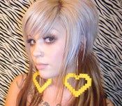 Image of La La La Heart Hoop Earrings