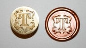Image of Stamper 254 - Ornamental 'T'