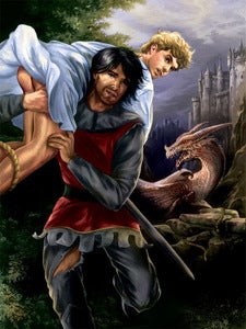 Image of Saving His Ass | print