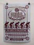 Image of P.E.D.A.L. 100 days to Palestine Poster
