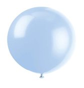 Image of really, really big light blue balloon 