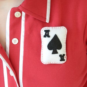 Image of Ace of Spades Brooch