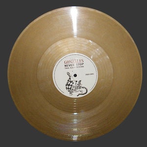 Image of Chilly Gonzales "Never Stop" (Erol Alkan Rework) Ltd Gold 12" Vinyl