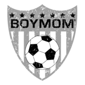 Image of Boymom Soccer - White Slub