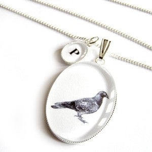 Image of P is for Pigeon Necklace