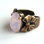 Image of Bow ring - rosewater