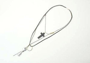 Image of Cross Keys - Casual style three-tier necklace