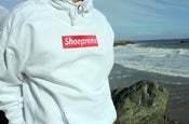 Image of Shoepreme Hoody - White/Red