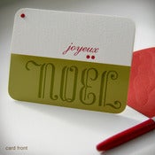 Image of "Joyeux Noel" Holiday Card {#127}