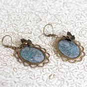 Image of Boucles d'oreilles Jardin Art Nouveau - Pièce unique