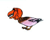 Image of Clown Soldier-Dinosaur Bird 