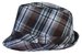 Image of "Oliver" Blue and Brown Plaid Fedora for Adults and Children