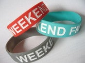 Image of Weekend FM Silicone Wristband
