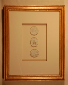 Image of Framed Intaglios - "Davis" Design