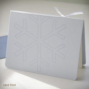 Image of Dashed Snowflake Holiday Card {#144}