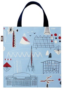 Image of Festival Canvas Bag - Blue
