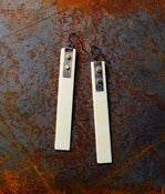 Image of Long Pre-ban Ivory  Earrings