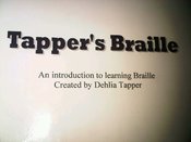 Image of Tappers Braille work book