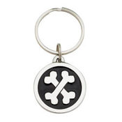 Image of Black Dog Bones Keychain