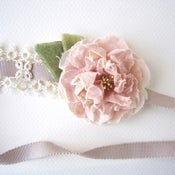 Image of Jane - Rose/Grograin Headband
