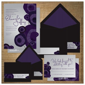 Image of Invitations | Wedding<BR>{Metro Bloom}