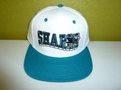 Image of VINTAGE SAN JOSE SHARKS SNAPBACK RETRO NHL