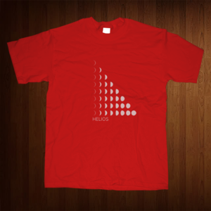 Image of Helios | "Moons" shirt (Red)