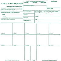 Image of Fingerprint Cards - Child - 5 Cards