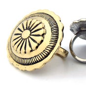 Image of Concho Villa Oversized Double Finger Ring