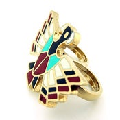 Image of Thunderbird Double Finger Cocktail Ring
