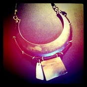 Image of ATAR Steel Torc with Fossil Ivory