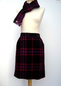 Image of TARTAN MINI-SKIRT+ MATCHING SCARF