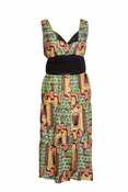 Image of Robe bohémienne "motifs robinets" / "Taps drawings" Bohemian dress