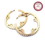Image of UNION Parts & Recreation Bicycle Jewelry- Chainring Hoop Earrings