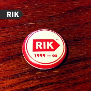 Image of Rappers I Know Neue Logo Pin