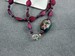 Image of Burgundy Lampwork and pearls