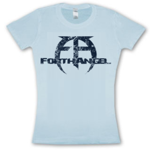 Image of Blue Babydoll Tee - Logo Tee