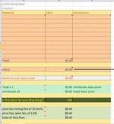 Image of COGS Worksheet