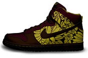 Image of Dark Floral Sneakers