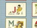 Image of motifs à appliquer "alphabet vintage" (lot de 6)
