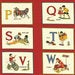 Image of motifs à appliquer "alphabet vintage" (lot de 6)