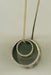 Image of Solid Sterling Silver Hammered Band Pendant-Franny and Zooey