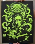 Image of LoveCthulhu 18 x 24 screen printed art poster