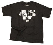 Image of THRONE TEE | black / white