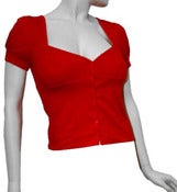 Image of Red Sweetheart Cardigan