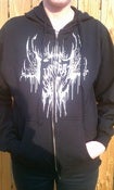 Image of Grim Inverted Cross Hoodie
